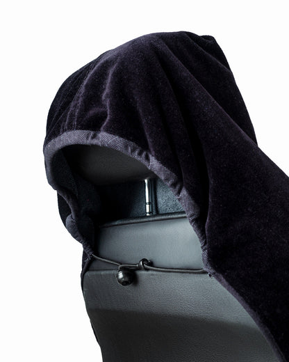 TewTeg Performance Towel Black/Grey - Premium Car Seat Wrap & Towel