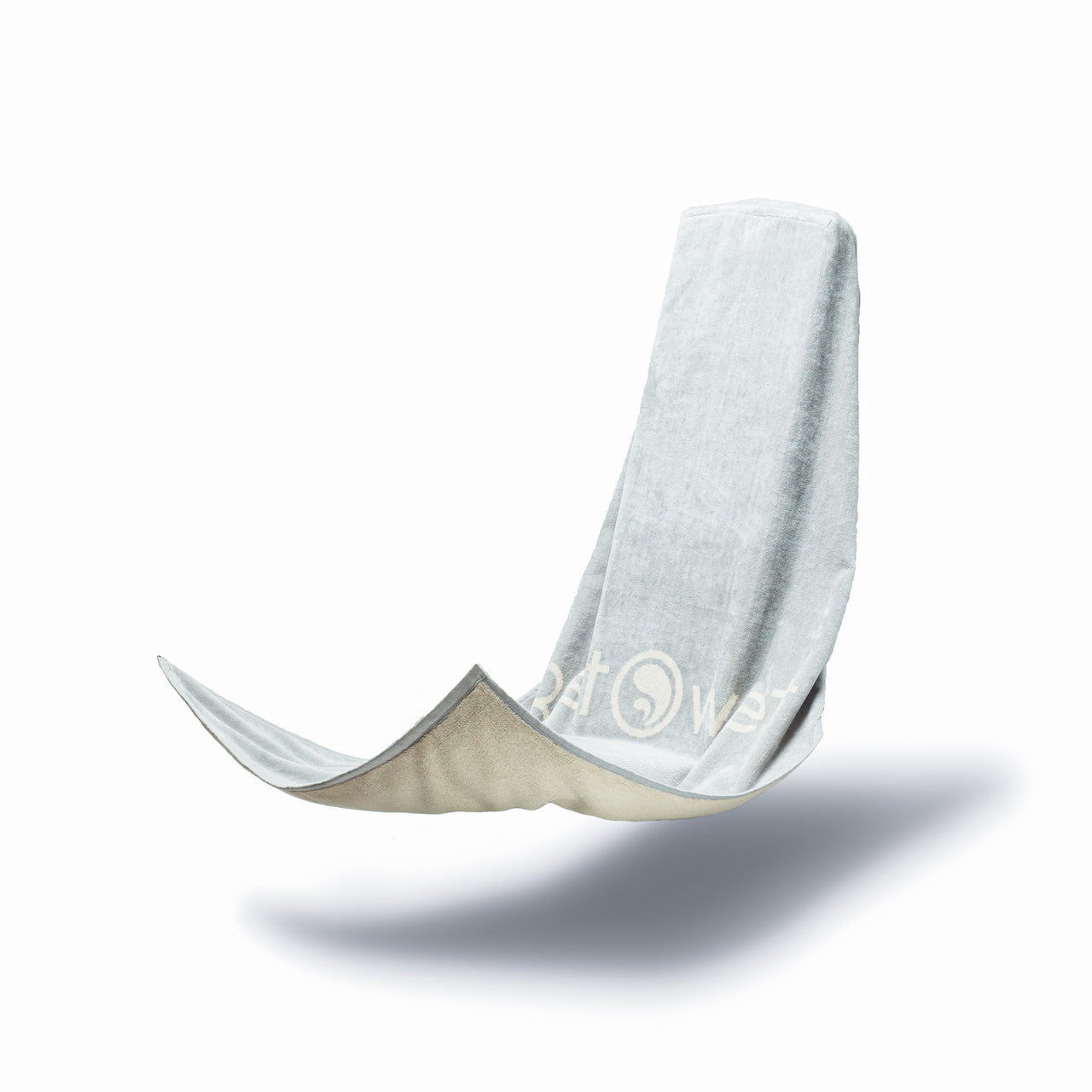 TewTeg Performance Towel Bright Grey/Cream - Premium Car Seat Wrap & Towel