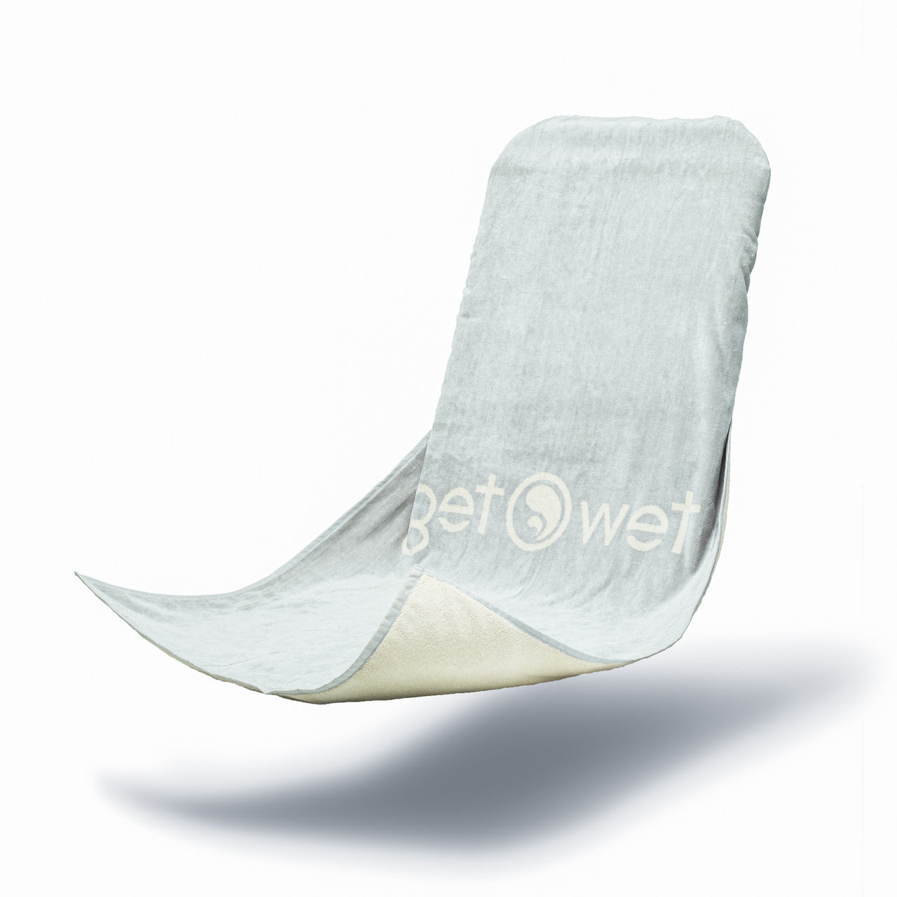 TewTeg Performance Towel Bright Grey/Cream - Premium Car Seat Wrap & Towel